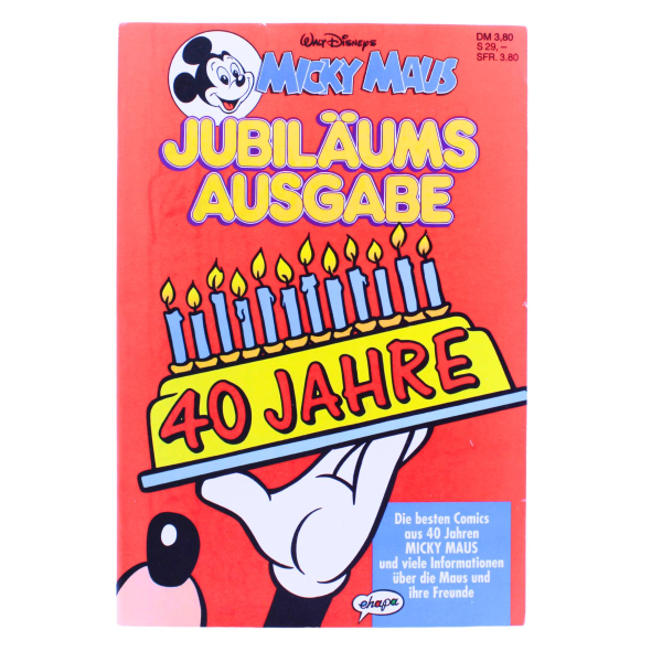 Micky Maus Jubiläumsausgabe 40 Jahre 1991 Ehapa | Hoppla-Stuff